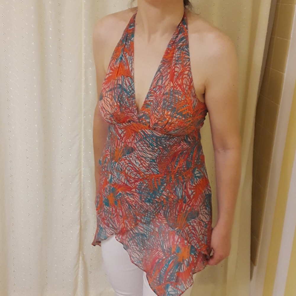 BCBGMaxAzria halter top.